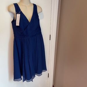 J Crew Heidi silk chiffon dress